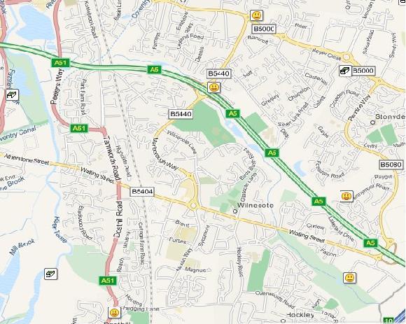 T map